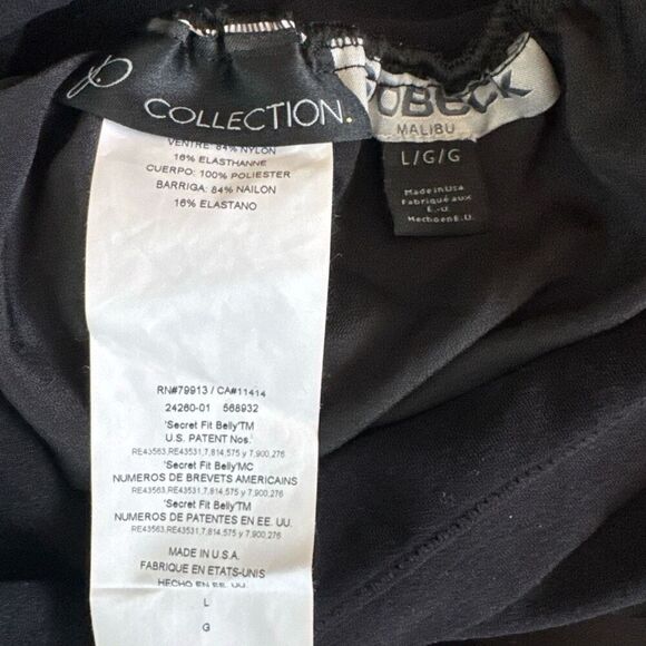 Sjobeck P Collection Maternity Silk Blend Joggers Pants Size Large NWT Black Rel - Picture 7 of 8